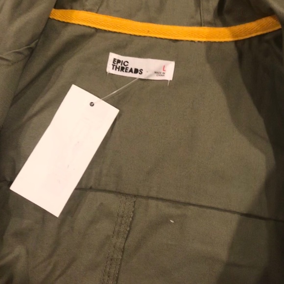 NWT Epic Threads boys light olive light jacket - Picture 4 of 5